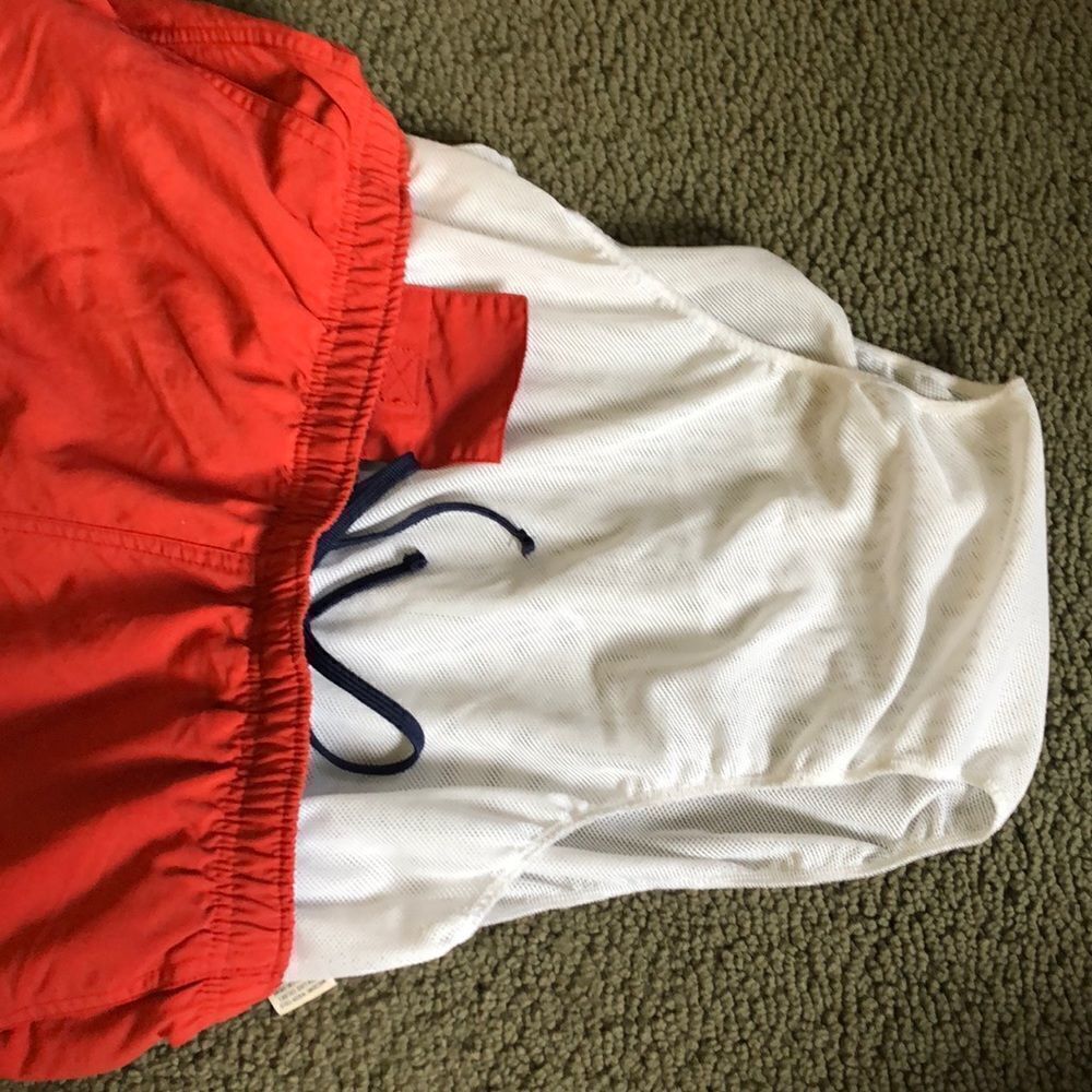 LL Bean Swim Shorts in EUC Burnt Orange - Picture 3 of 4